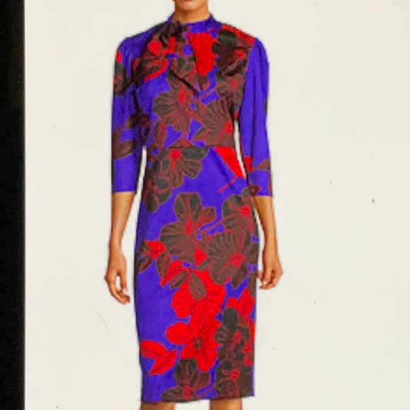Liz Claiborne Dresses & Skirts - NWT Liz Claiborne 3/4 sleeve sheath midi 🤑🤑dress, size M (8/10)